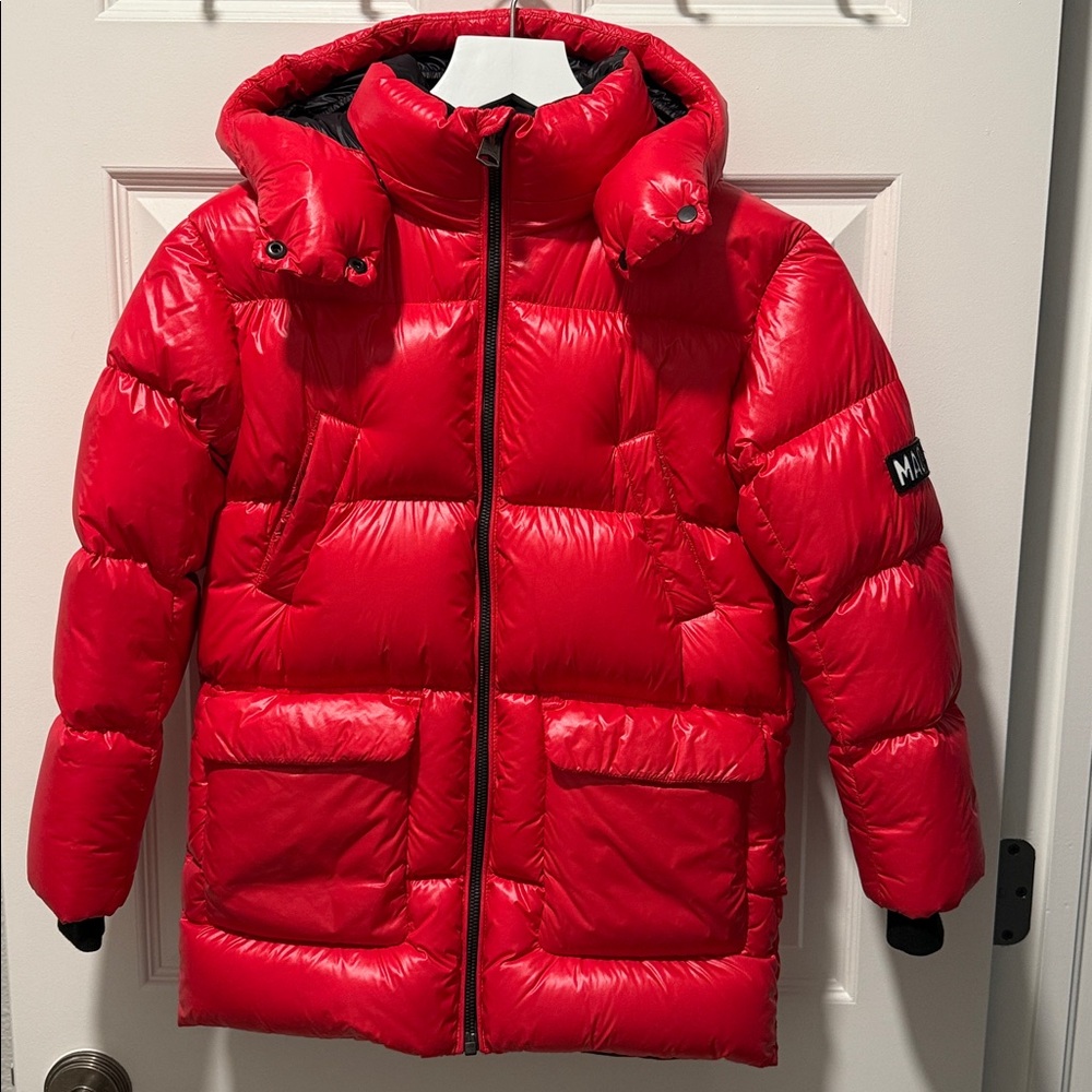Mackage Unisex Red Down Jacket Kid size 8